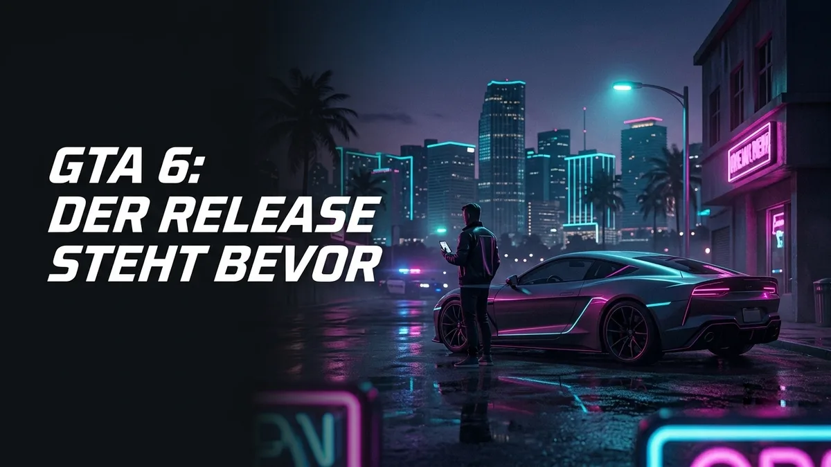 GTA 6 Release: Countdown zum 19. November 2026 vor der Vice-City-Neonkulisse